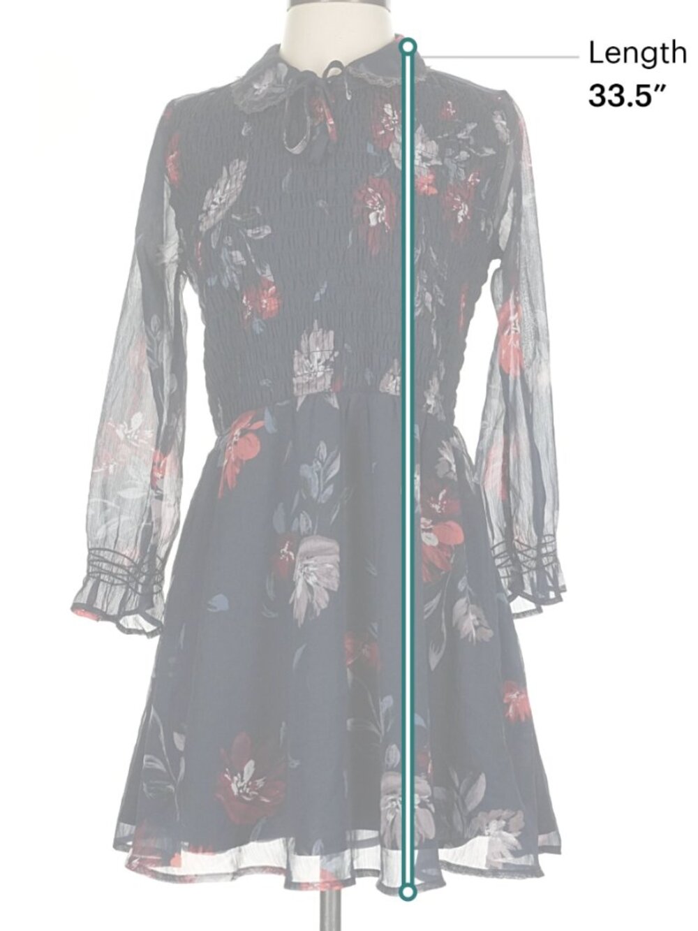 Abercrombie & Fitch Women's Smocked Floral Mini Dress - S - Picture 5 of 6